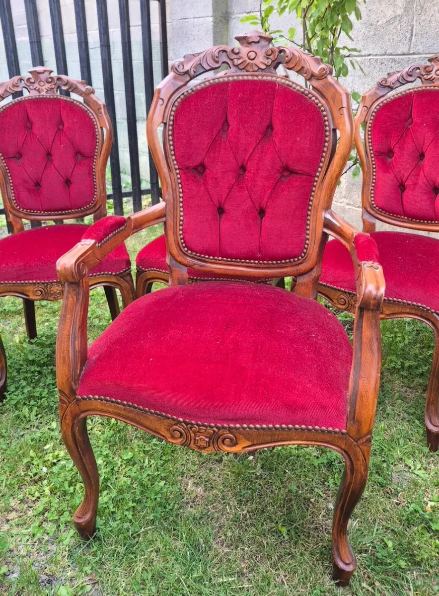 6 Dining chairs - Image 1