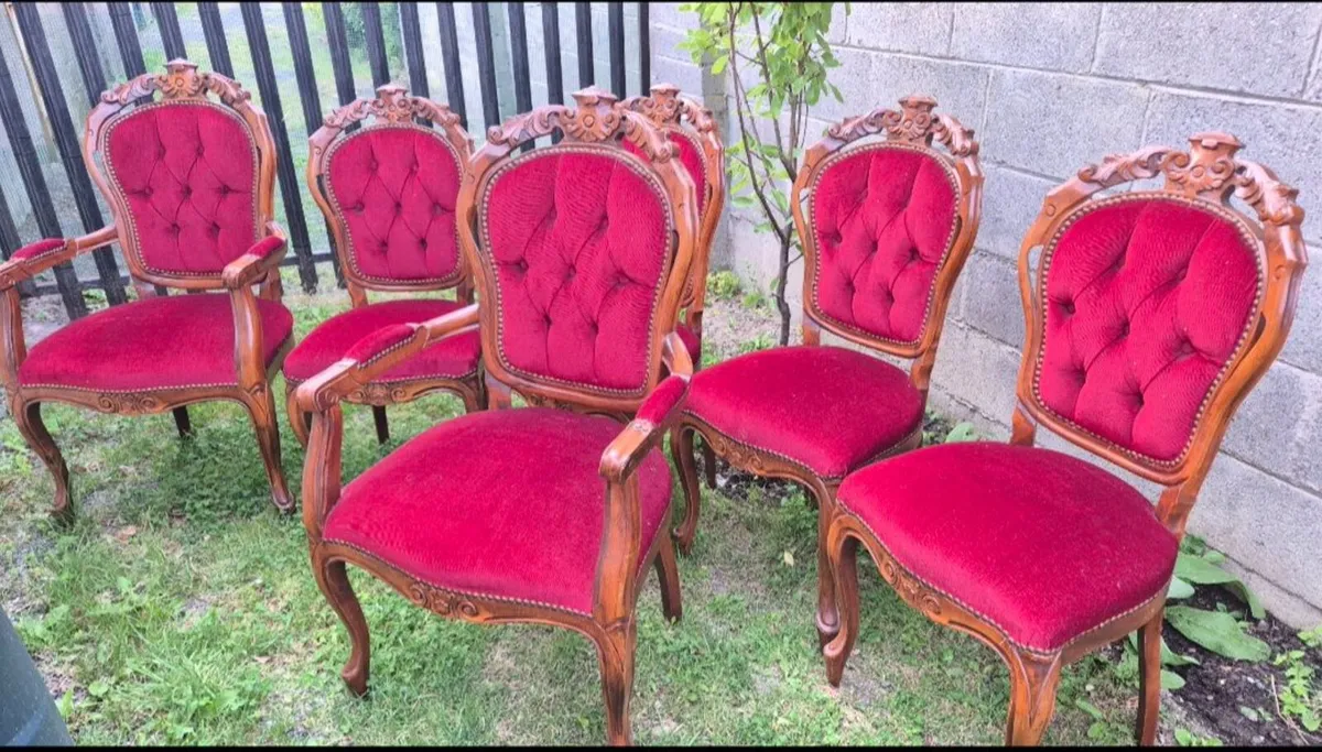6 Dining chairs - Image 2