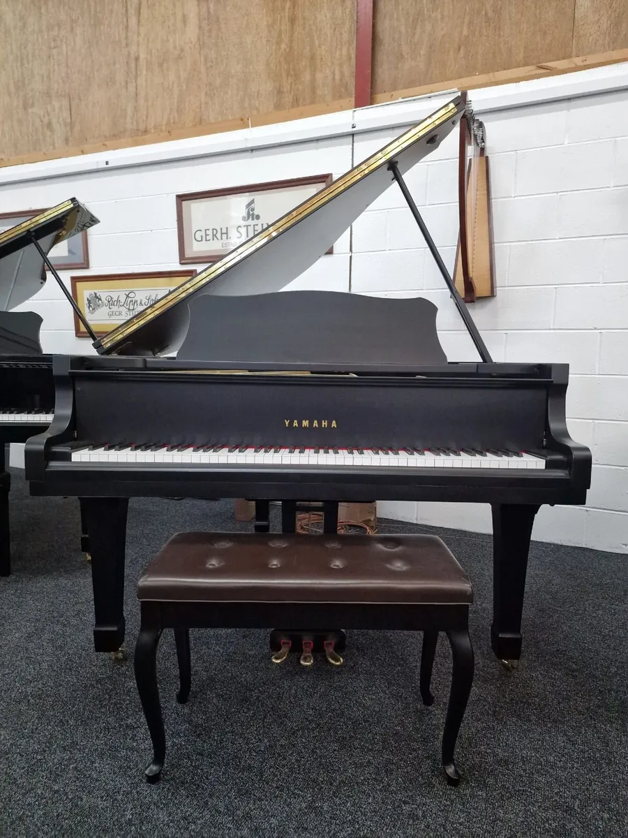 Yamaha G1 Grand Piano | c.1990 | Satin Black - Image 2