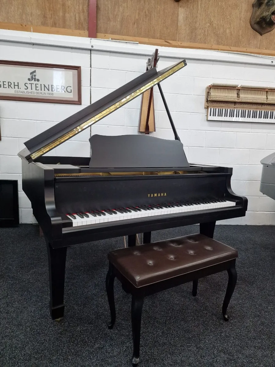 Yamaha G1 Grand Piano | c.1990 | Satin Black - Image 1