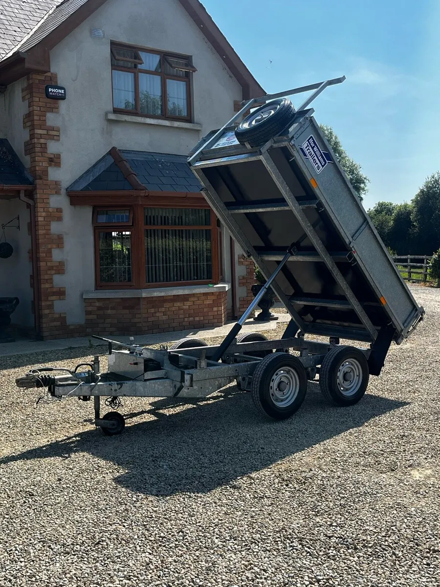 Ifor Williams 8x5 Tipping Trailer AS NEW - Image 2