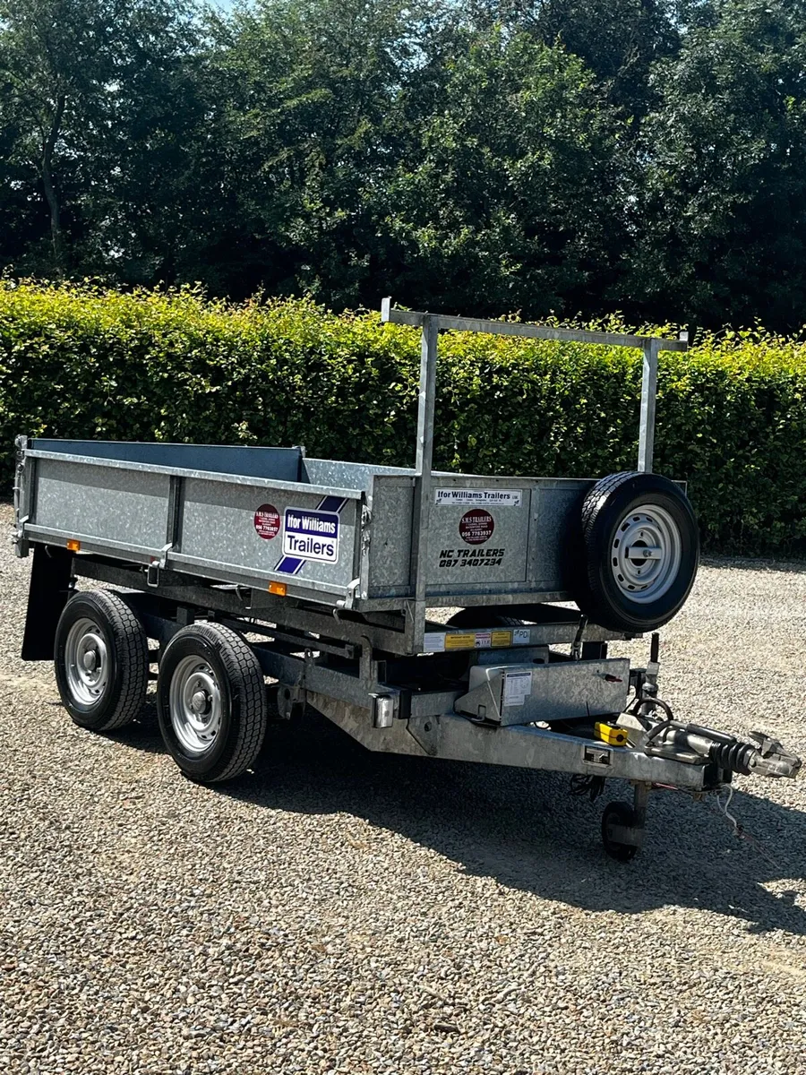 Ifor Williams 8x5 Tipping Trailer AS NEW - Image 1