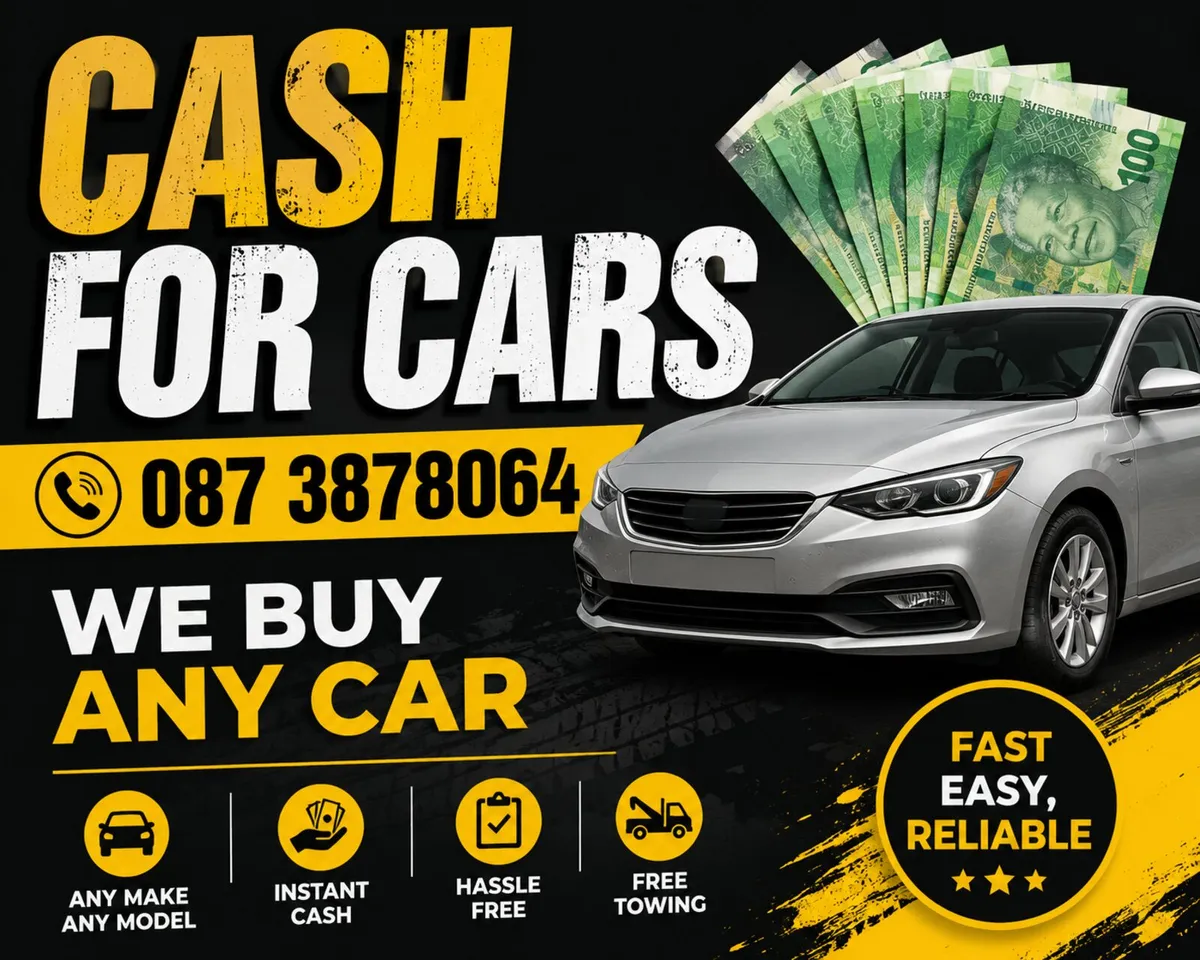 CASH FOR CARS VANS JEEPS - Image 1