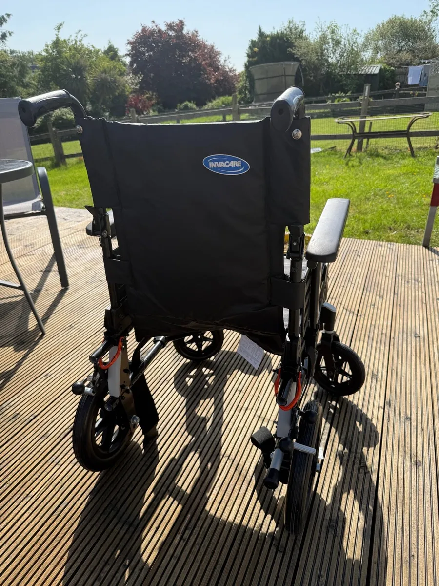 Foldable Manual Wheelchair Brand New Never Used - Image 3
