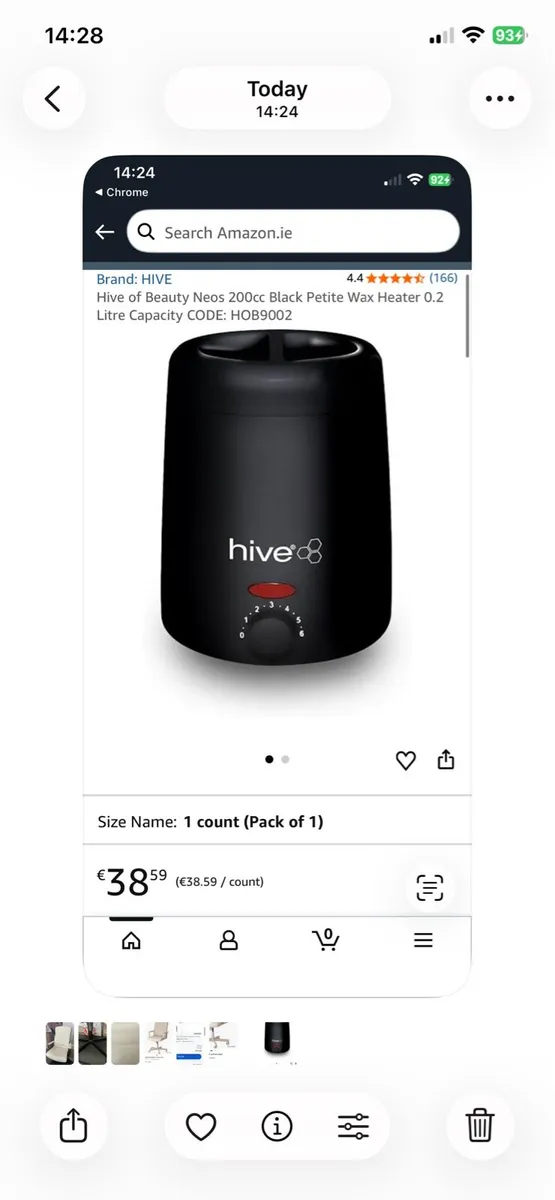 Hive wax pot - Image 1