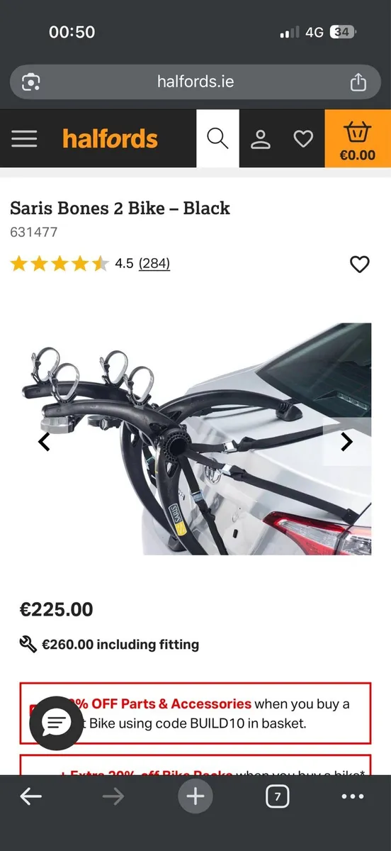 BICYCLE RACK 2 BIKES - Image 1