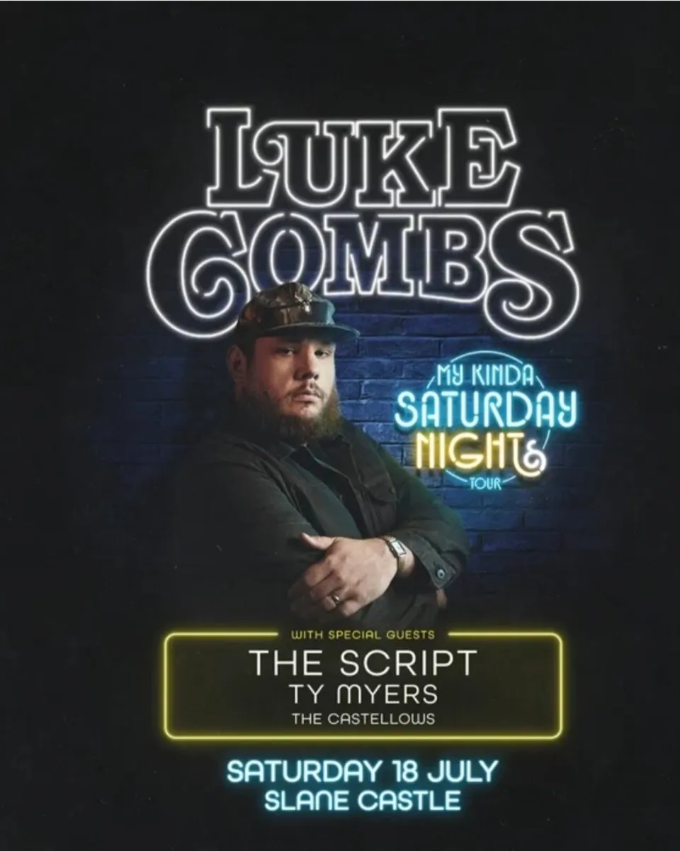 2 x Luke Combs tickets Saturday