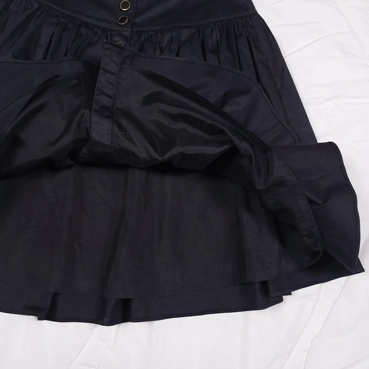 Reiss Black Gathered Flare Mini Skirt 6UK/34EU - Image 4