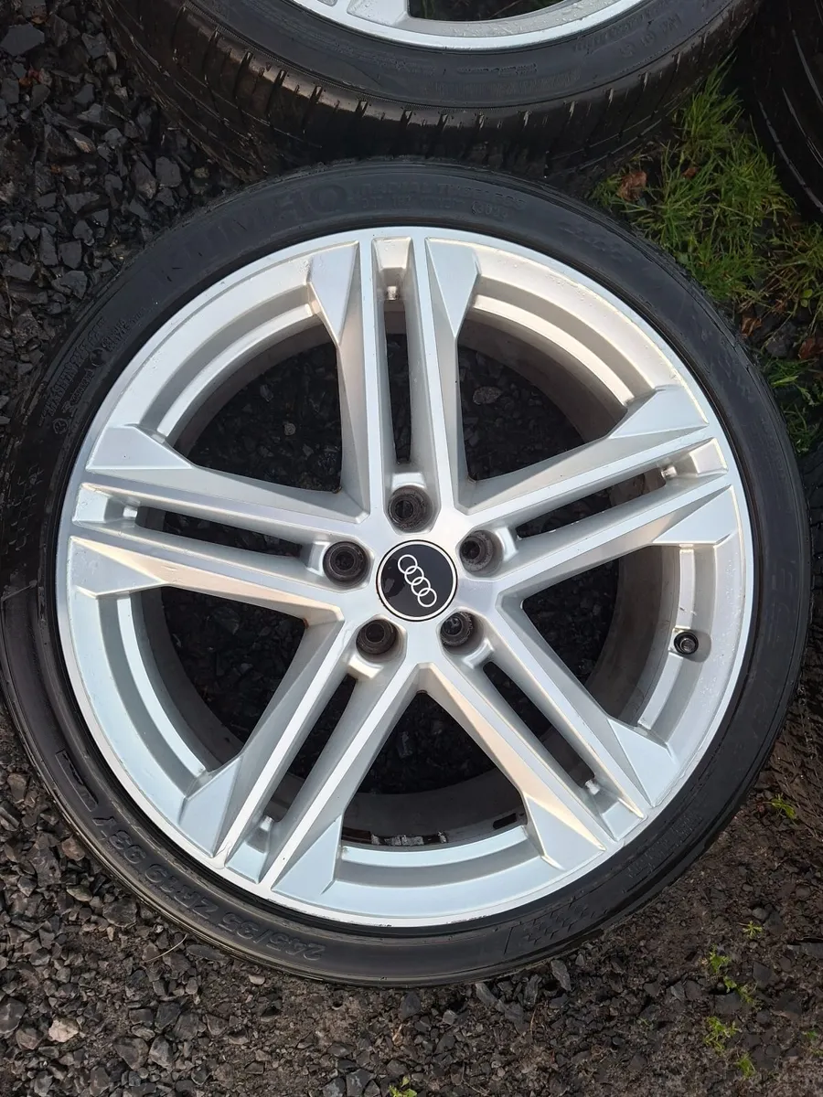 19" Genuine Audi A4 S Line Alloys with tyres - Image 1