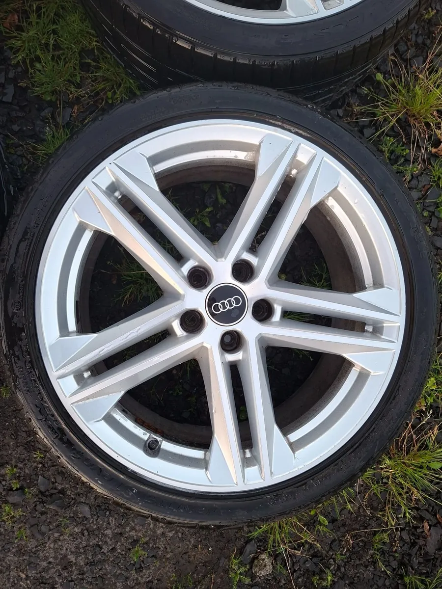 19" Genuine Audi A4 S Line Alloys with tyres - Image 3