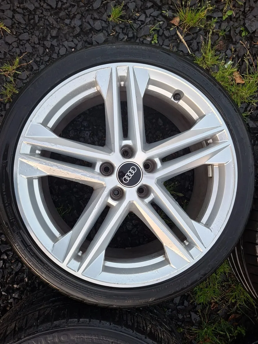 19" Genuine Audi A4 S Line Alloys with tyres - Image 2