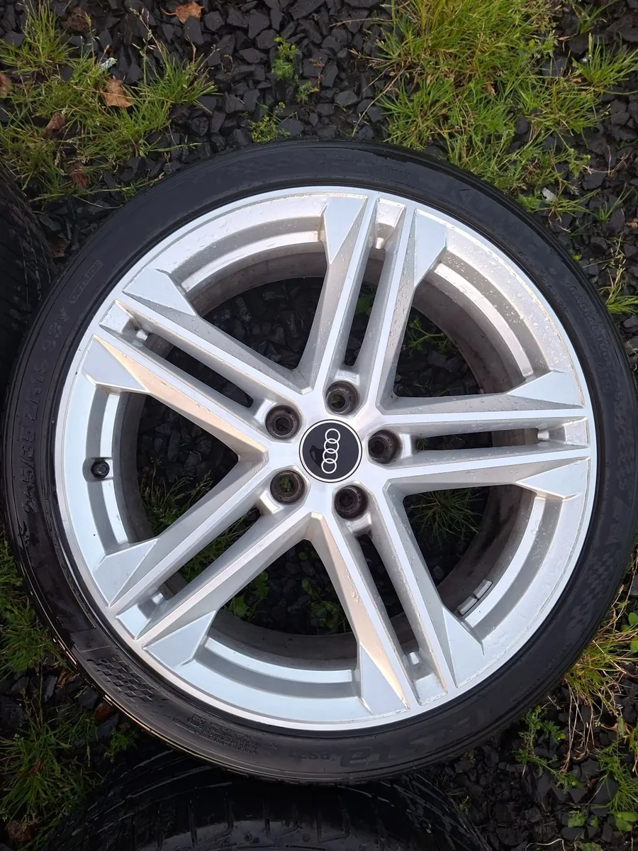 19" Genuine Audi A4 S Line Alloys with tyres - Image 4