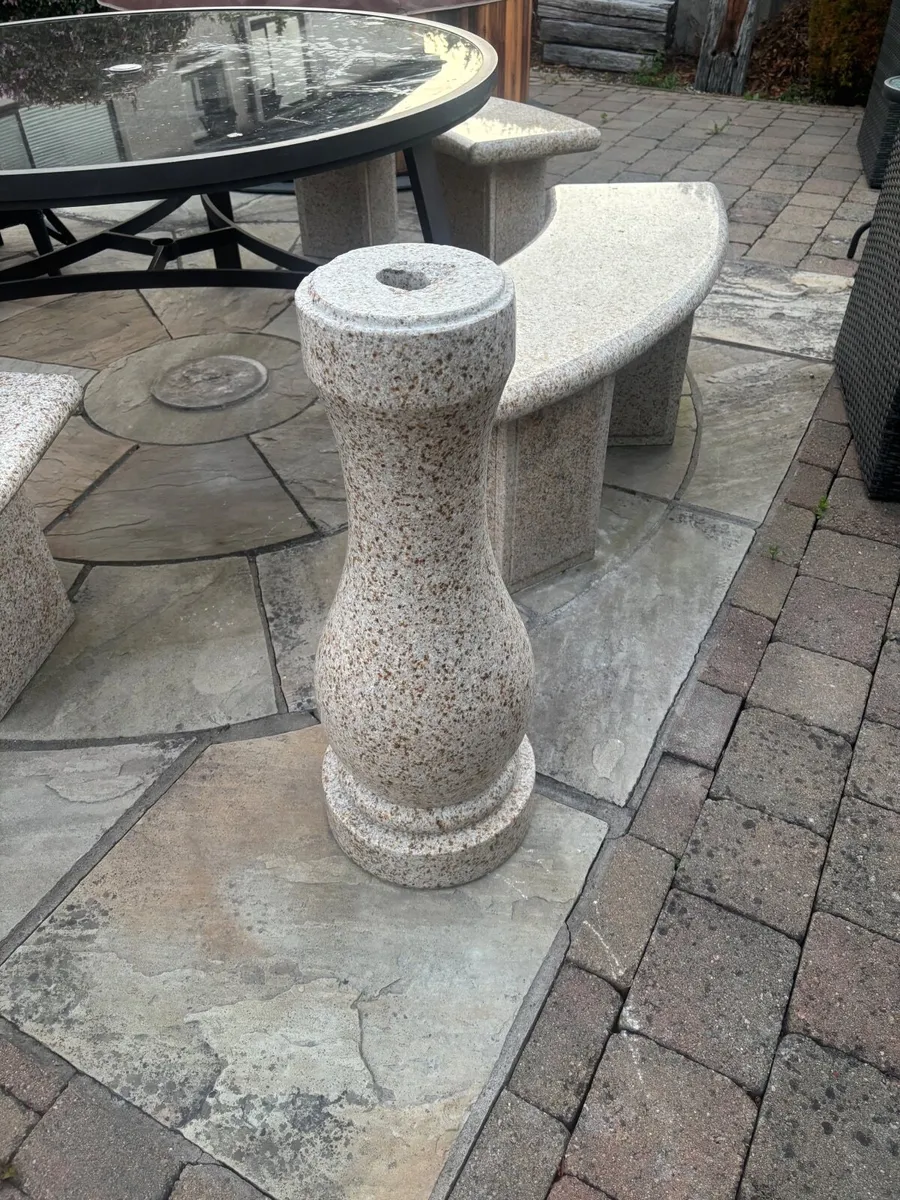 Granite garden benches - Image 3