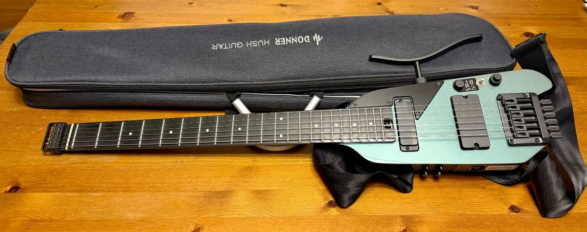 Guitar - Donner HUSH X PRO Travel Electric Guitar