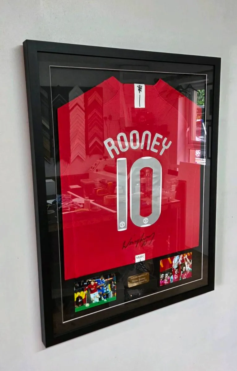 Wayne Rooney Manchester Utd 08 CL Winners shirts - Image 3