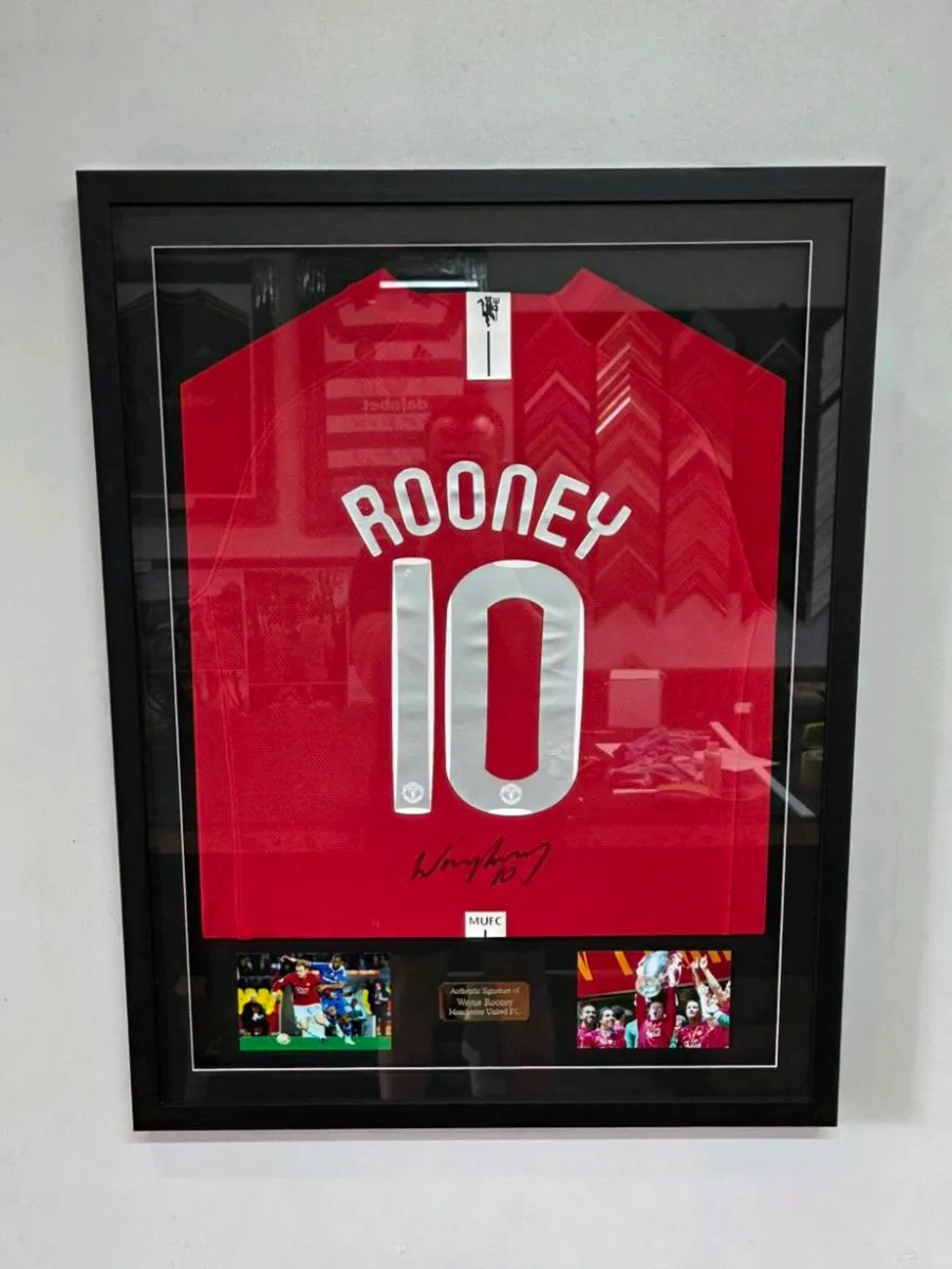 Wayne Rooney Manchester Utd 08 CL Winners shirts - Image 1