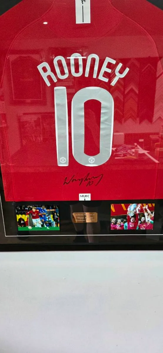 Wayne Rooney Manchester Utd 08 CL Winners shirts - Image 2