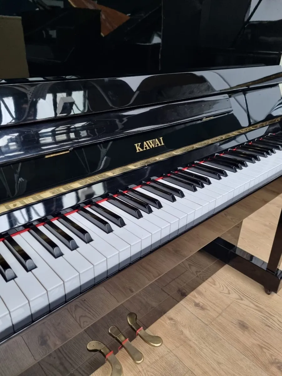 Kawai HA-20 | Polished Black Upright Piano - Image 2