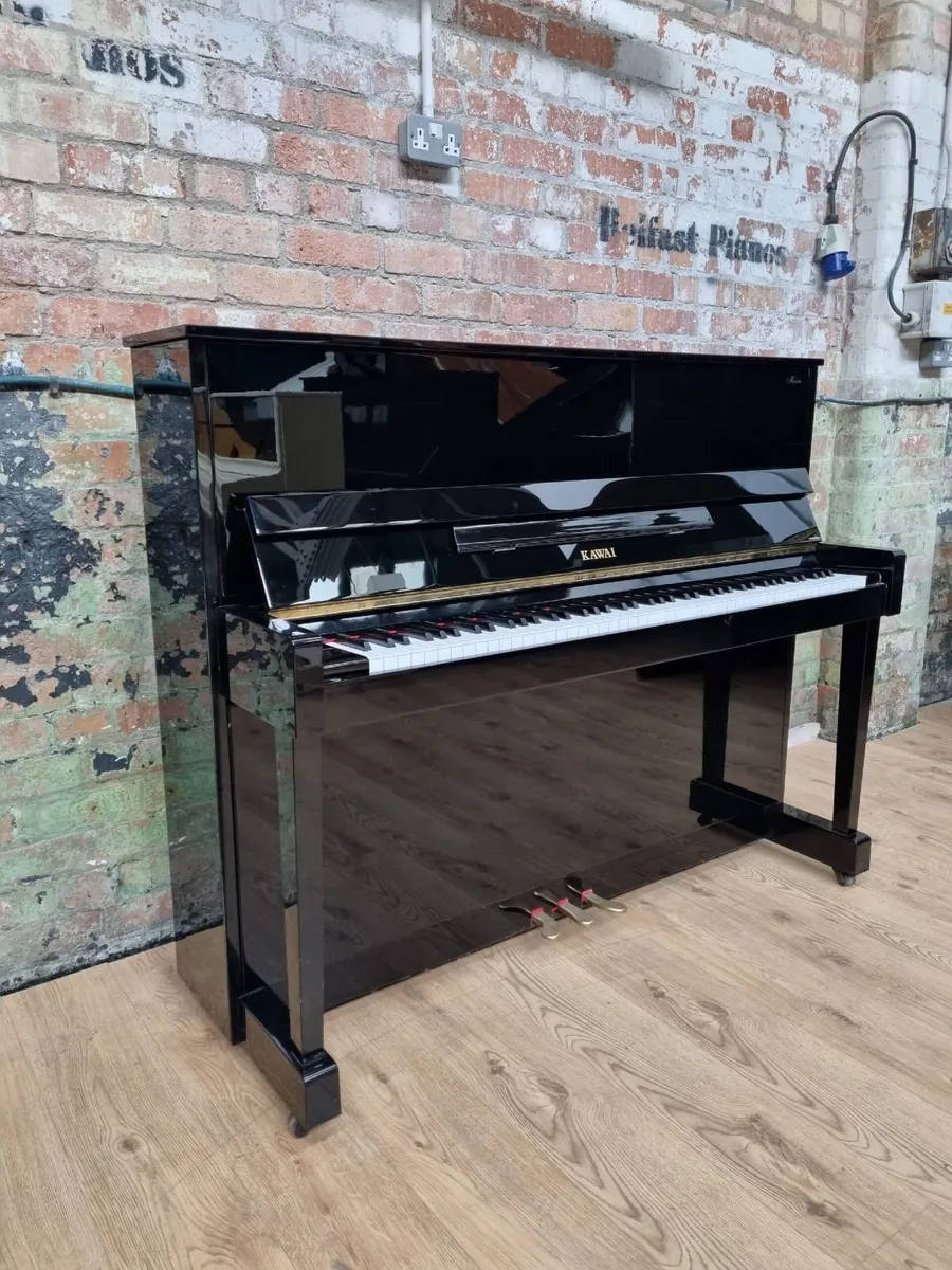 Kawai HA-20 | Polished Black Upright Piano - Image 1
