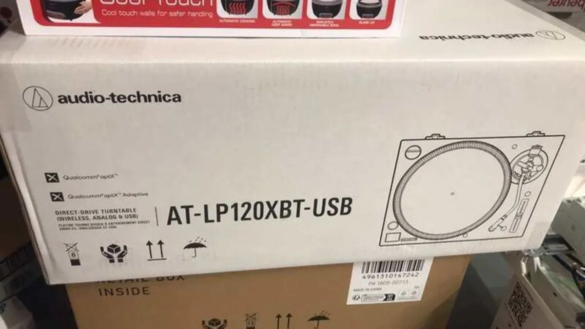 Audio Technica Turntable Bluetooth Record Player - Image 1