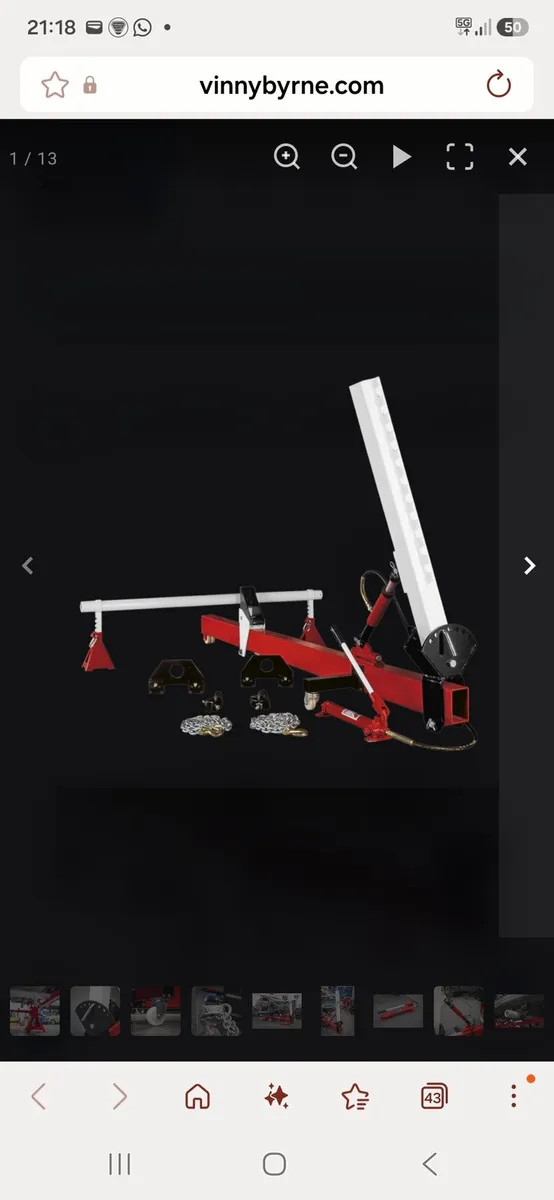 Blackhawk chassis straightening machine.