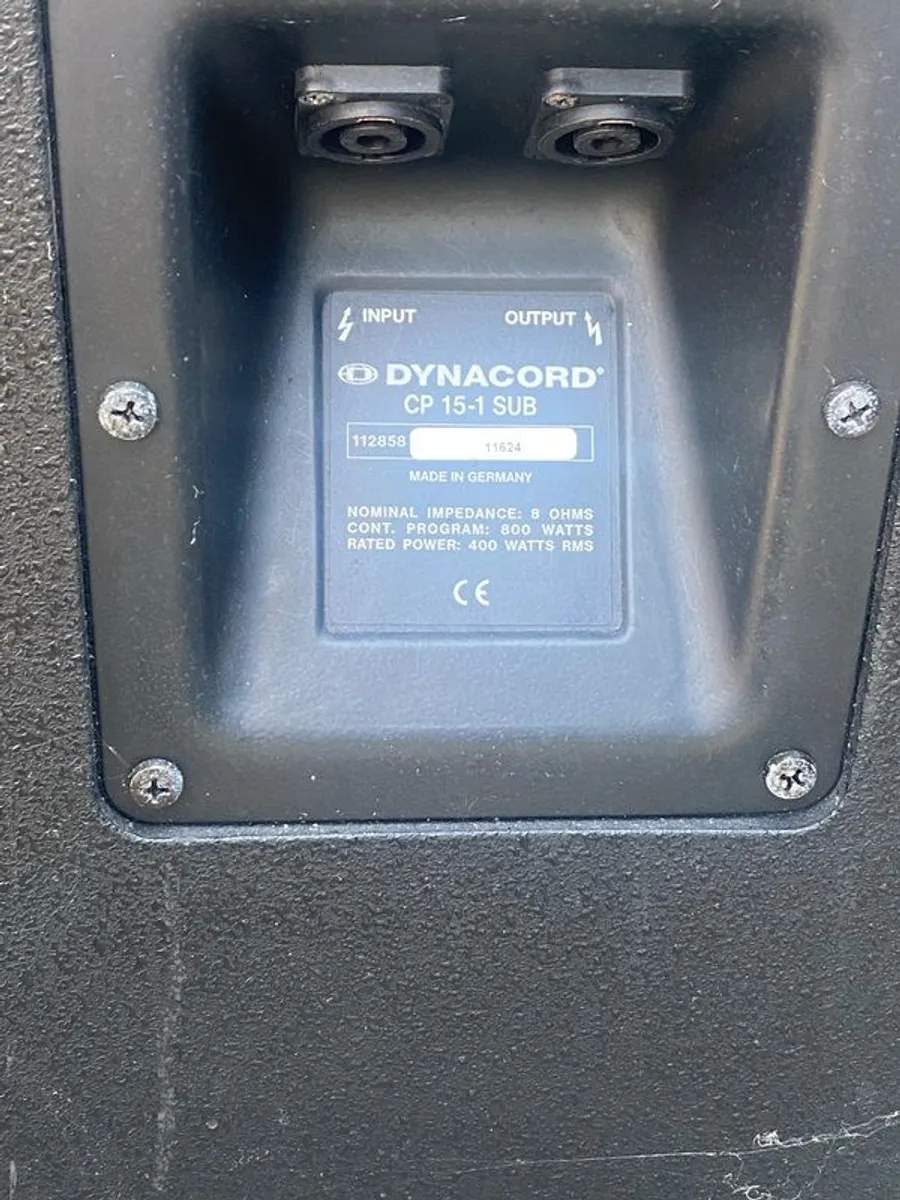 Dynacord CP 15-1 Bass bins - Image 2