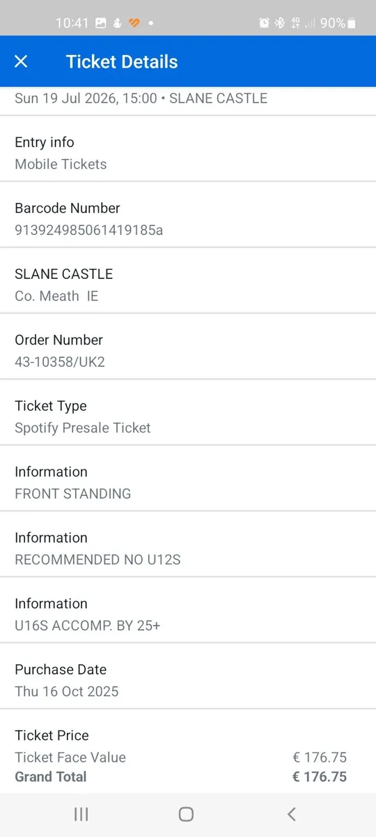 3 luke combs tickets to swap Sunday to Saturday