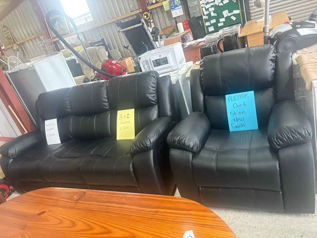 New leather suites of furniture - Image 2