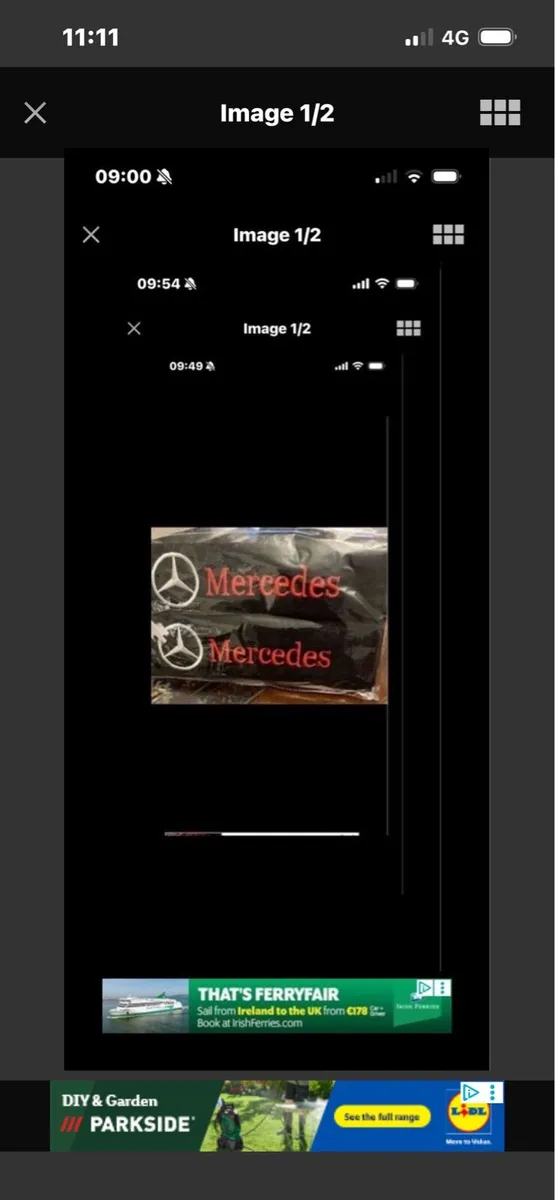 Mercedes Seat Belt Cushion Set - Image 1