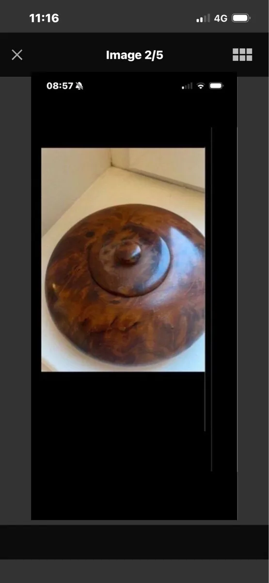 Handcrafted Walnut Jewellery/ Trinket Box - Image 2