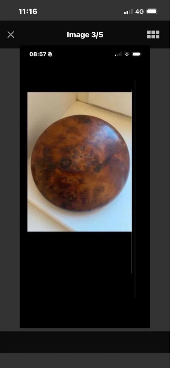 Handcrafted Walnut Jewellery/ Trinket Box - Image 3