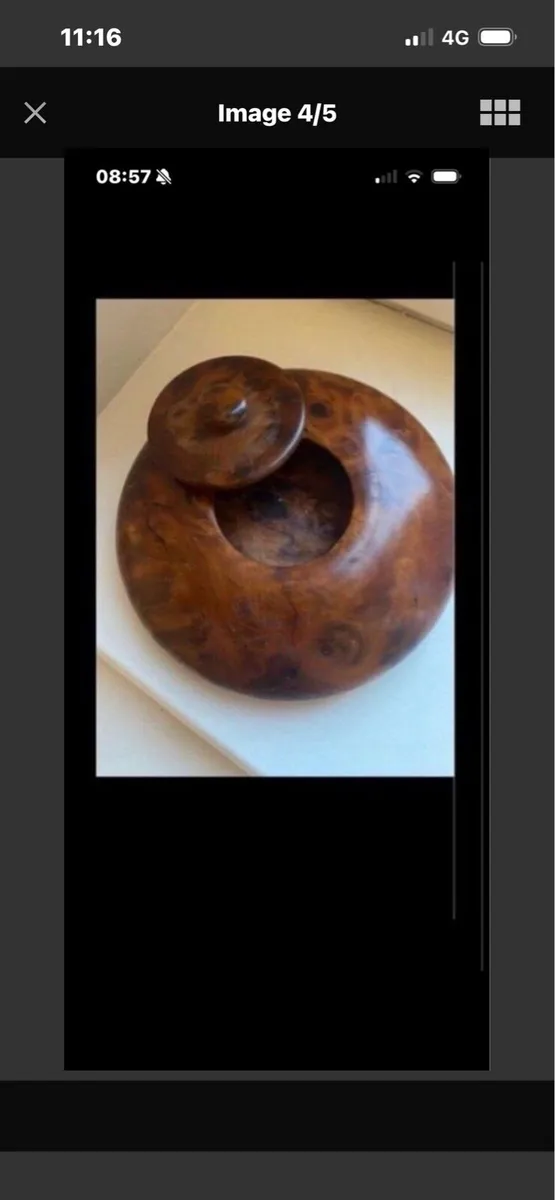 Handcrafted Walnut Jewellery/ Trinket Box - Image 4