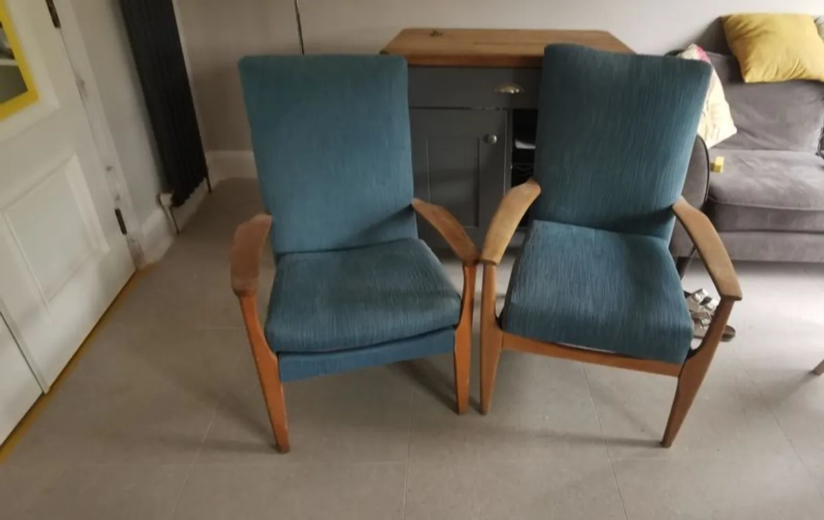 Mid Century Chair Set (reduced price) - Image 2