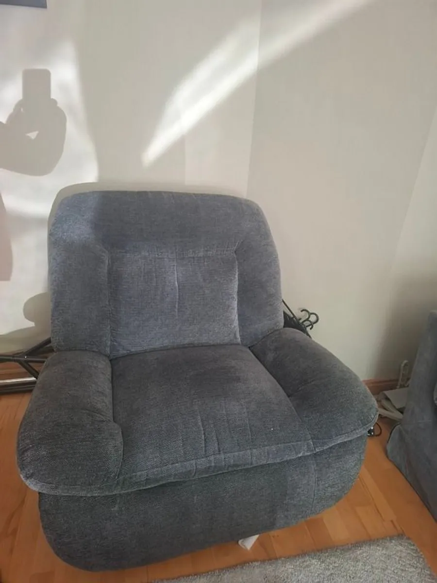 Reclining Armchair Grey