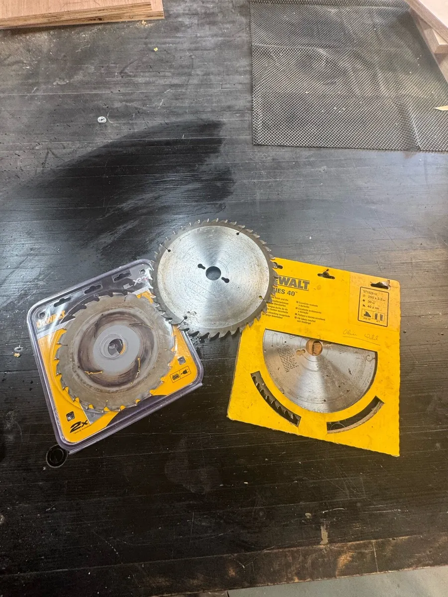 SDs drill, circular saw, elec planer, bits, radio - Image 4