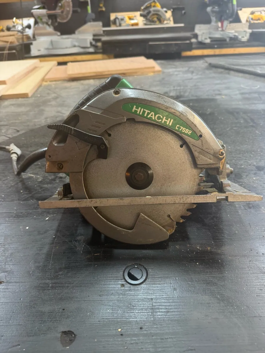 SDs drill, circular saw, elec planer, bits, radio - Image 2