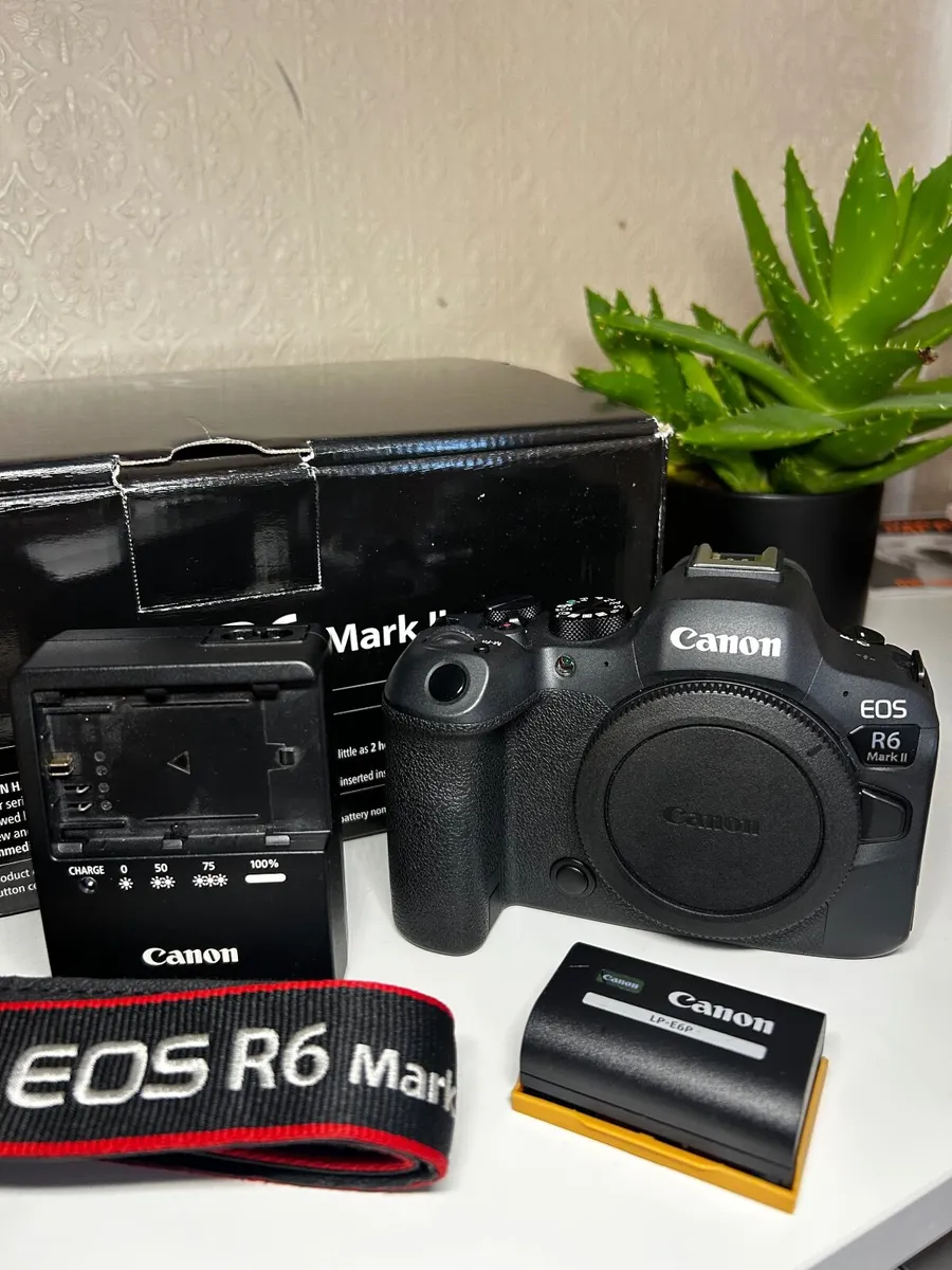 Canon EOS R6 Mark II (Body Only) + Canon adapter - Image 1