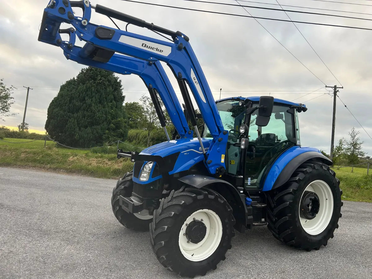 2022 New Holland T5.110 with Quicke Loader - Image 1