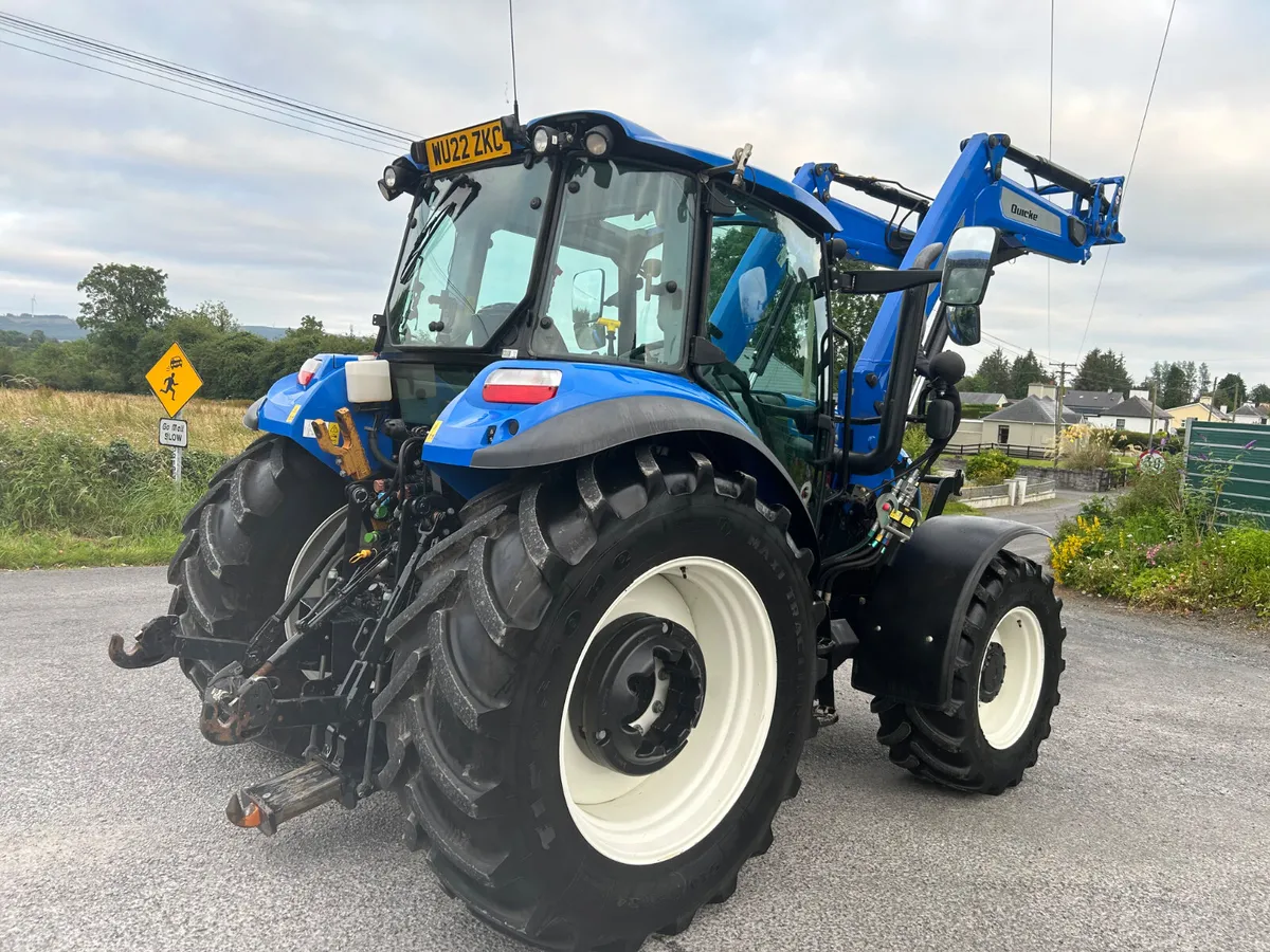 2022 New Holland T5.110 with Quicke Loader - Image 3