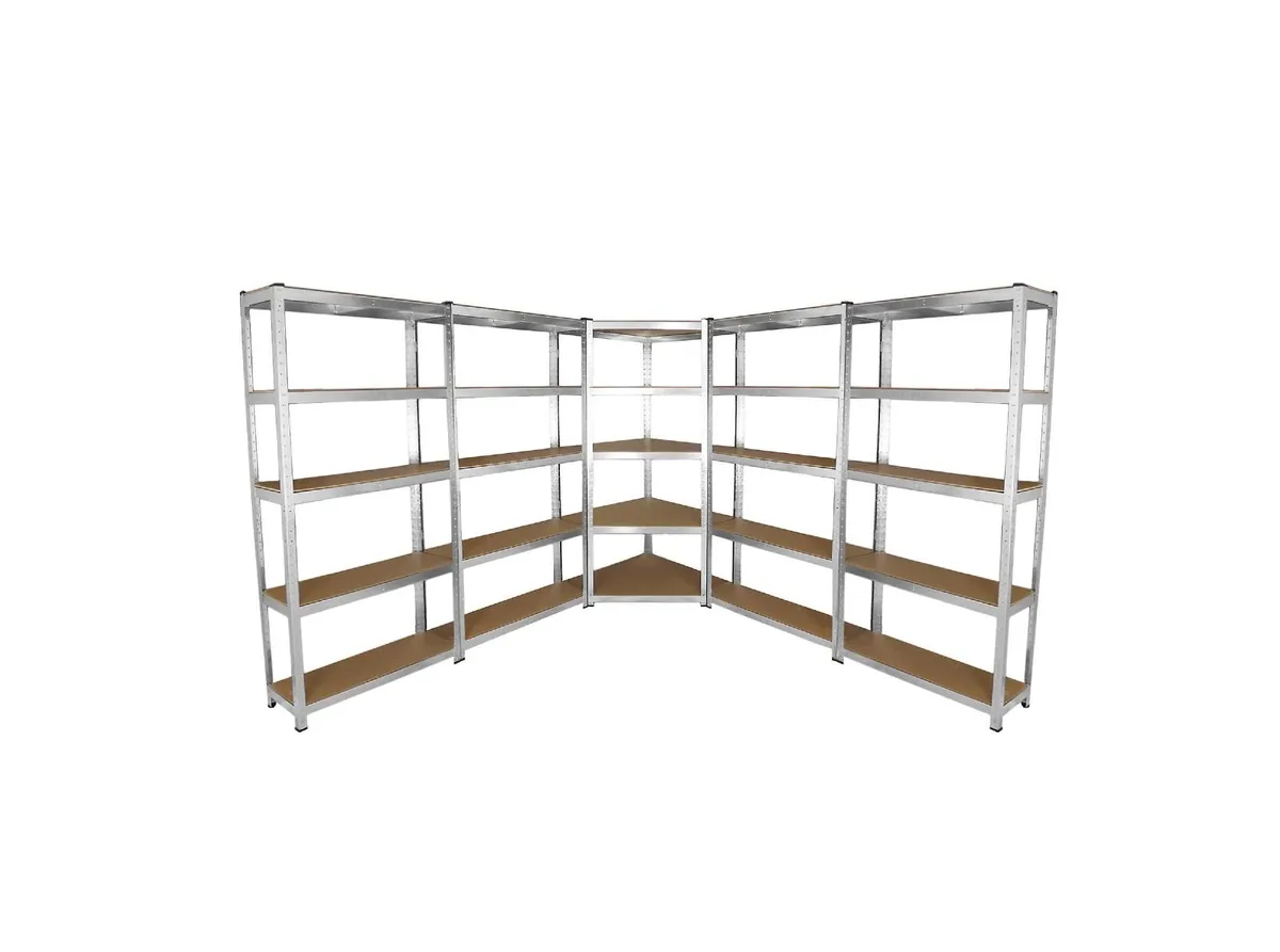 5 Tier Boltless Storage Racking Shelving Bays NEW - Image 1