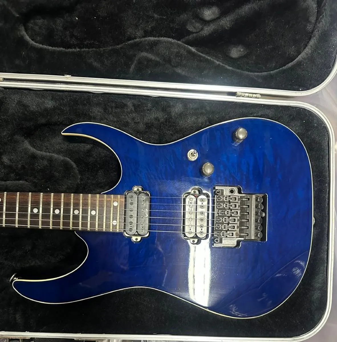 Ibanez RG620 QM Blue Quilt - Great Condition - Image 2