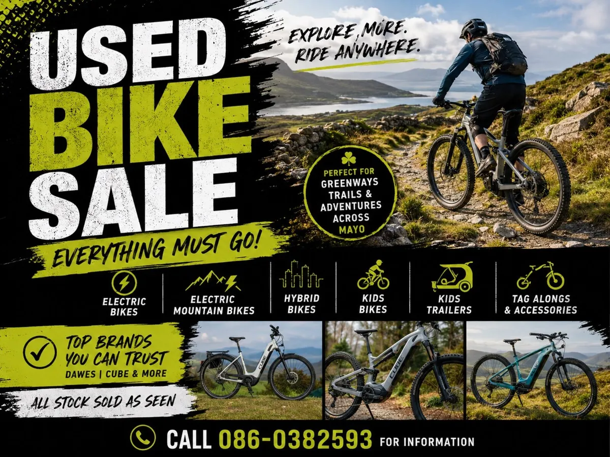Used Bike Sale - Electric Bikes, Hybrids, Kids - Image 1