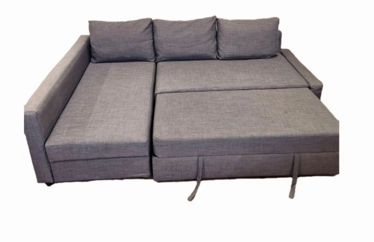 3 seater Sofabed, with storage - Image 1