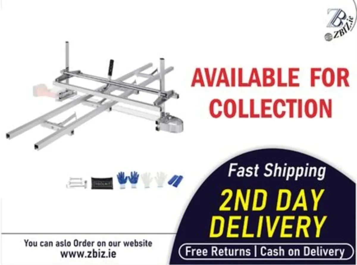 Chainsaw Mill Rail Guide System 14-36 inch bar - Image 1