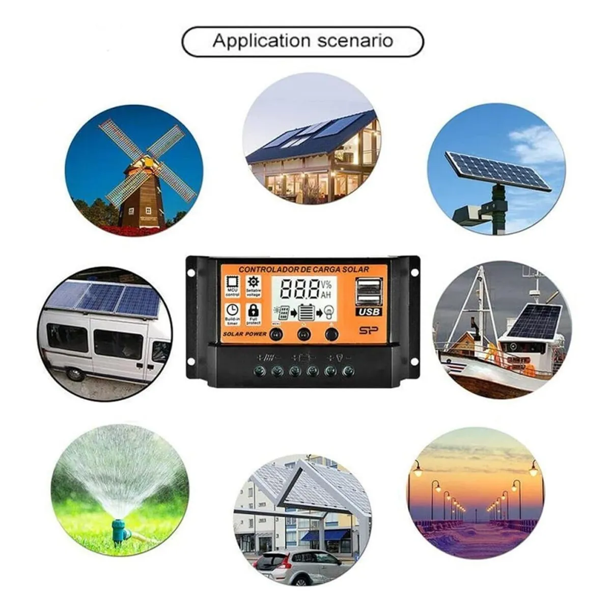Solar Charge Controller 90A MPPT/PWM - Image 4