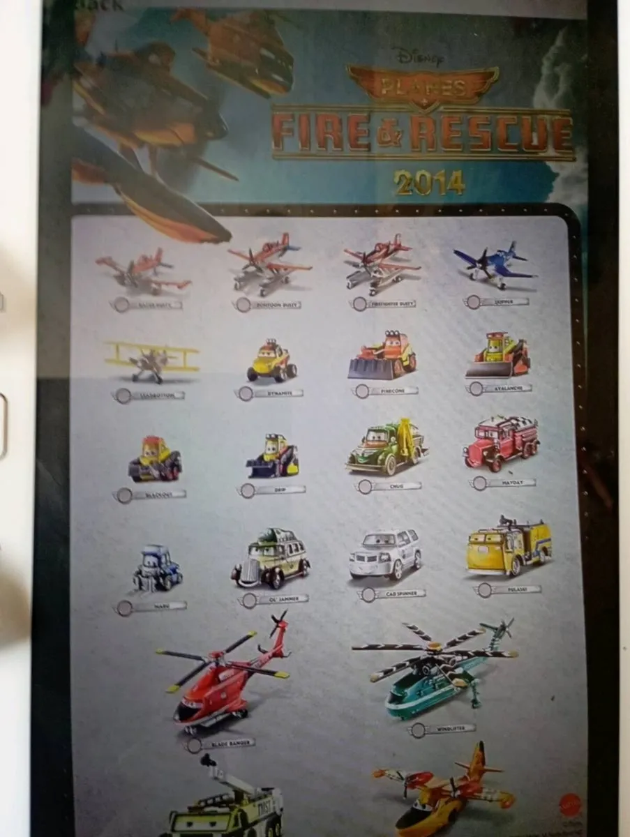 DISNEY PIXAR PLANES CHUG FIRE & RESCUE DIE-CAST MO - Image 3