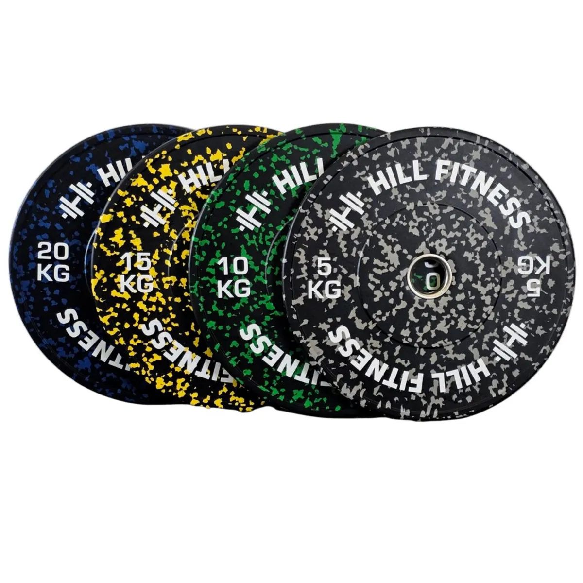 ChromaFlex Bumper Plates 100kg Set - Weights Gym - Image 1