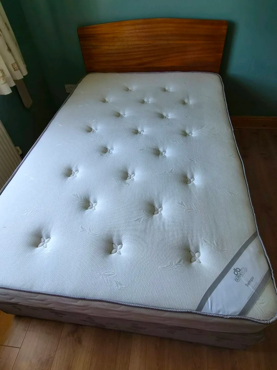 4ft bed with new mattress - Image 1