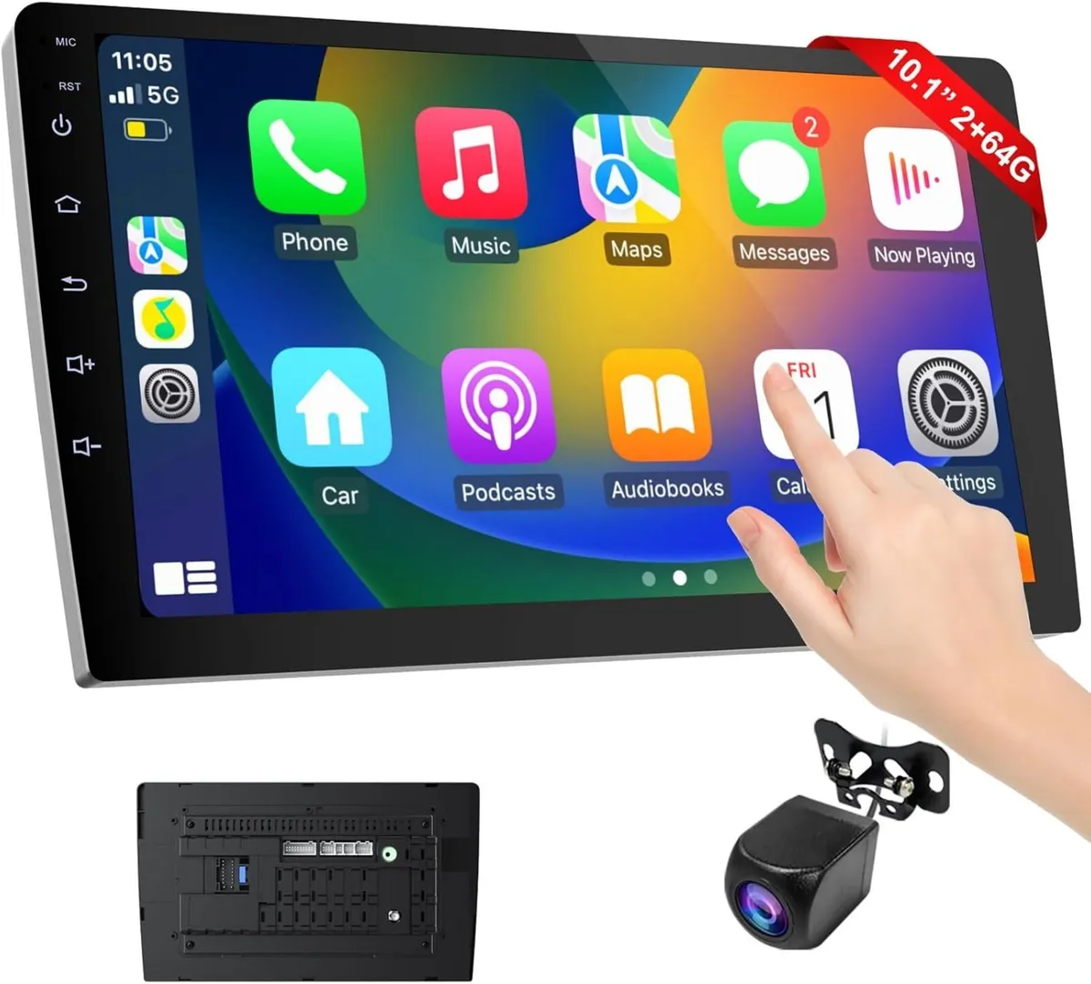 10.1 Inc 2Din for Android 8.1 Car Stereo Radio - Image 2