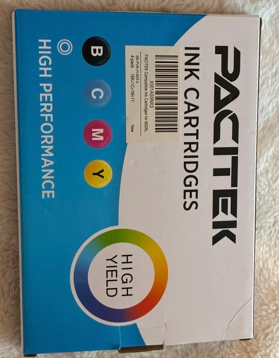 PACITEK Compatible 603XL Ink cartridges 4 pack - Image 1